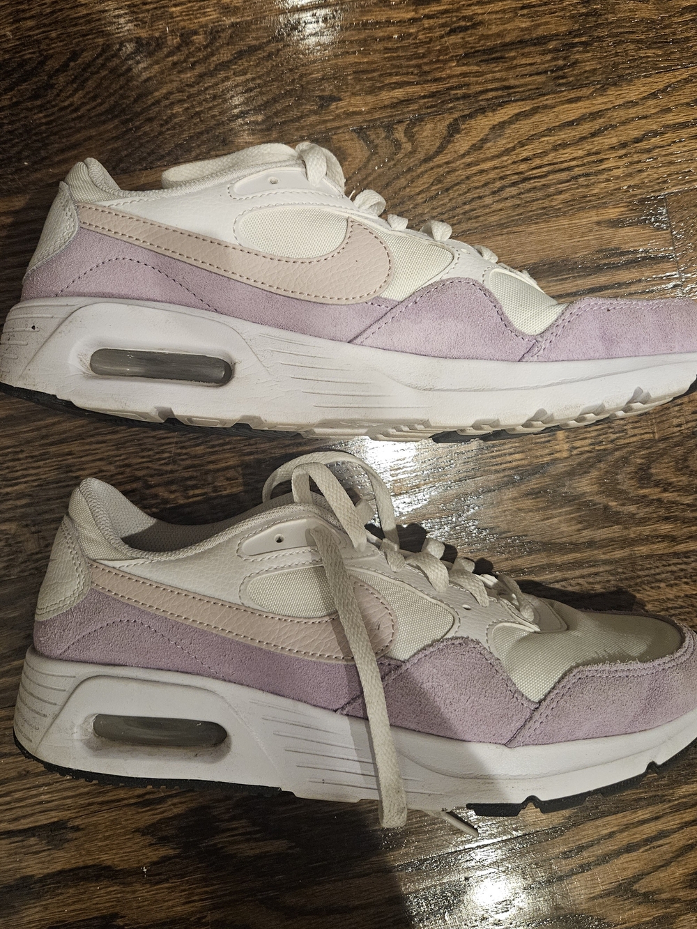 Women's Nike Women's Air Max SC Size 9 White And Violet